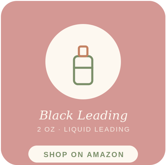 Black Leading - 2 oz. Black Leading - 2 oz.